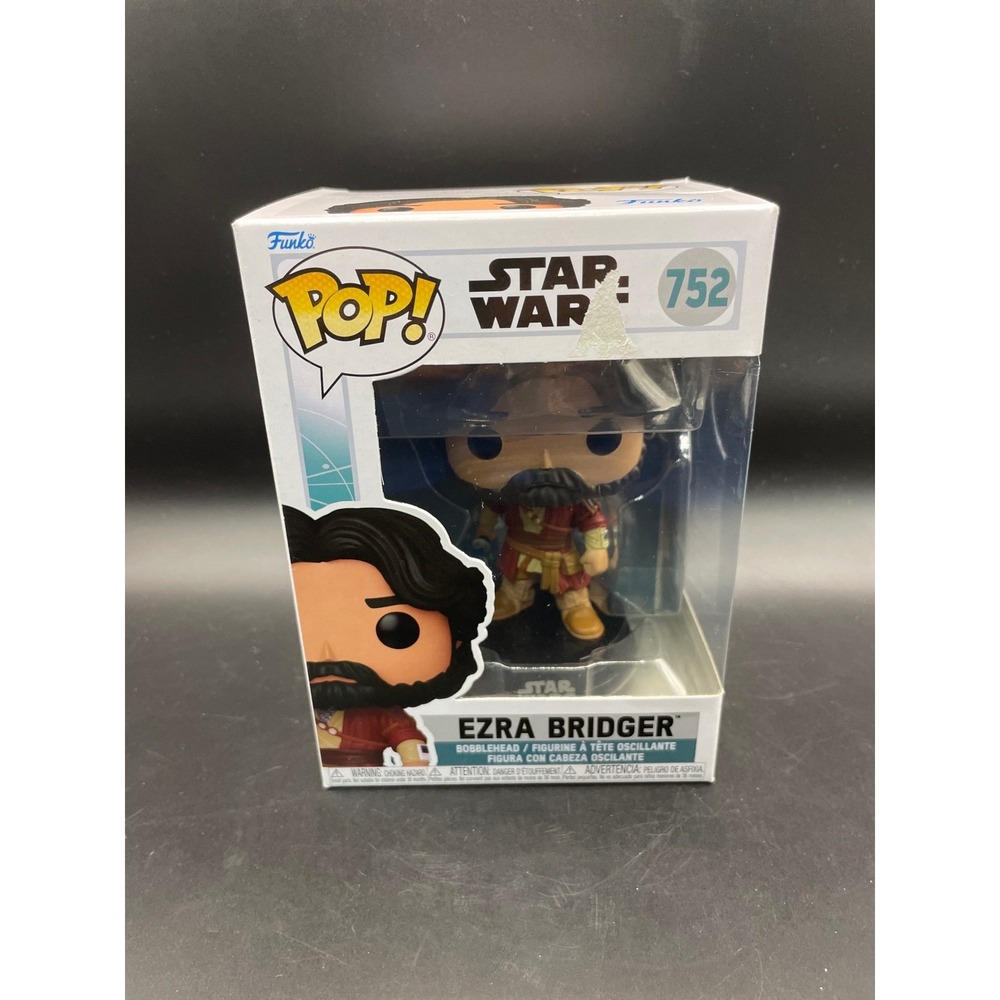 Funko Pop Star Wars Ahsoka Ezra Bridger 752 Vinyl Bobblehead Figure New Box Wear